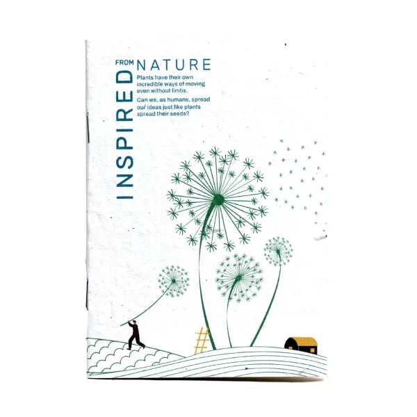 Scribble Plantable Notepad Center Pin | 5″x 7″ | 40 Plain Pages