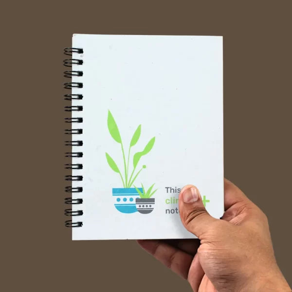 Enviro Scribe Plantable Wire-O Notebook | 4″x 6″ | 144 Plain Pages