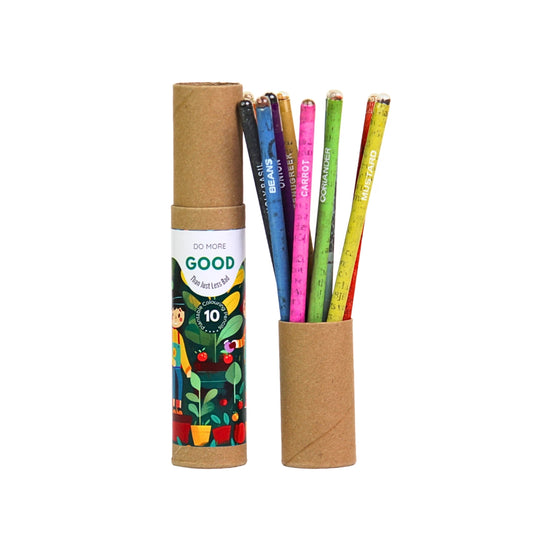 Anti-Plastic Coloring Seed Pencils (10 pc)