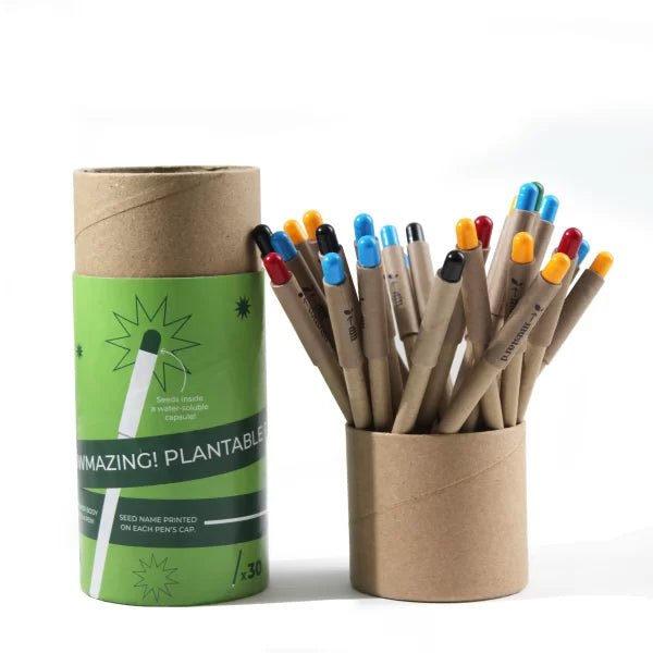 Eco Write Plantable Paper Pen Set (30 Pcs)